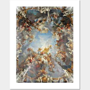 The Apotheosis of Hercules Versailles Palace Ceiling Mural Posters and Art